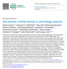 Soil protists: a fertile frontier in soil biology research